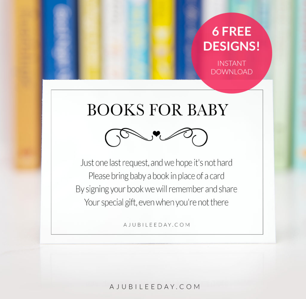 Bring Book Request Card (6 Designs!) - A Jubilee Day