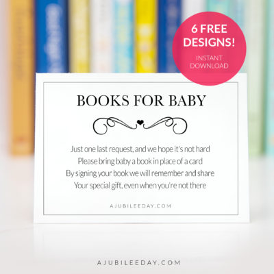 Bring Book Request Card (6 Designs!) - A Jubilee Day