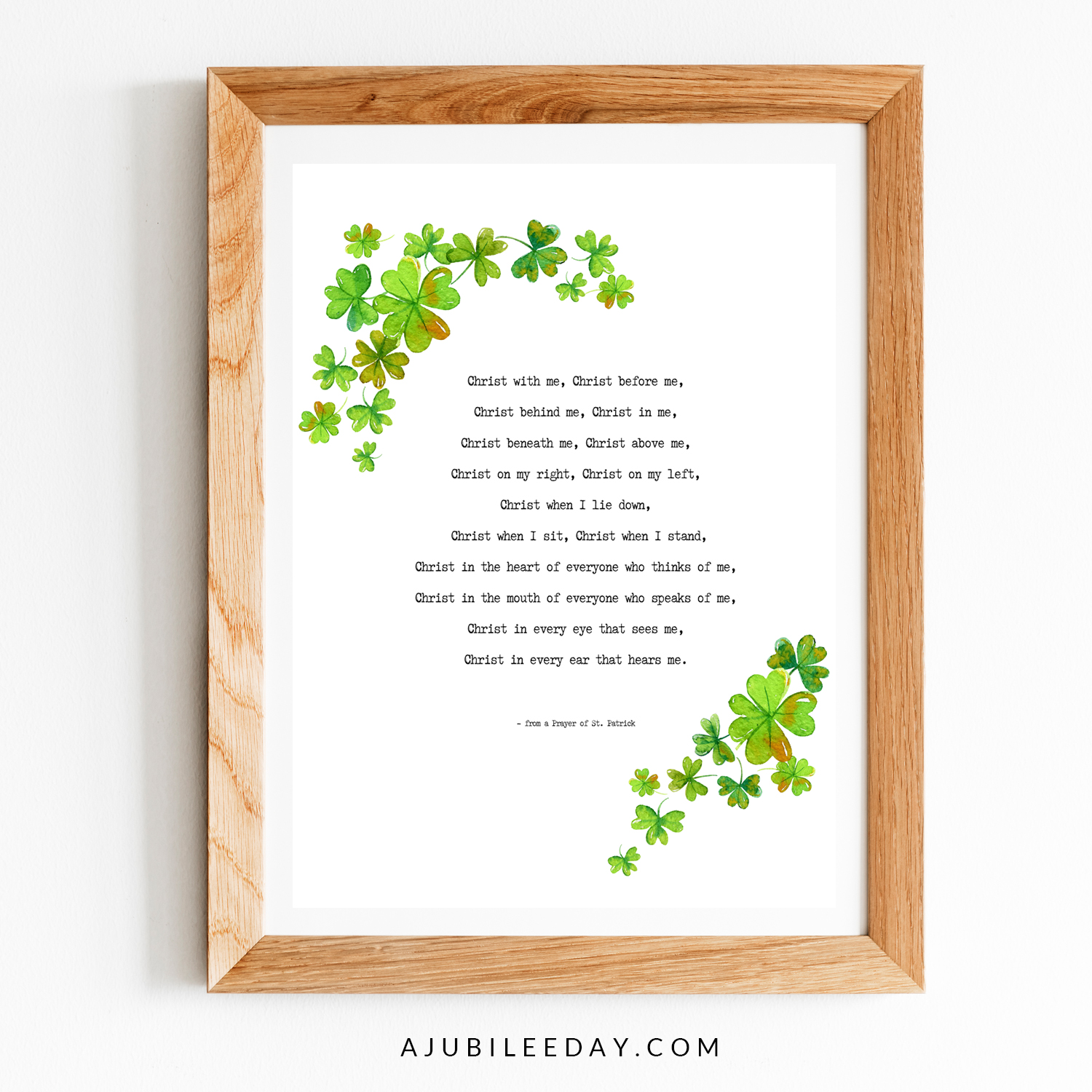 St Patrick s Prayer A Jubilee Day